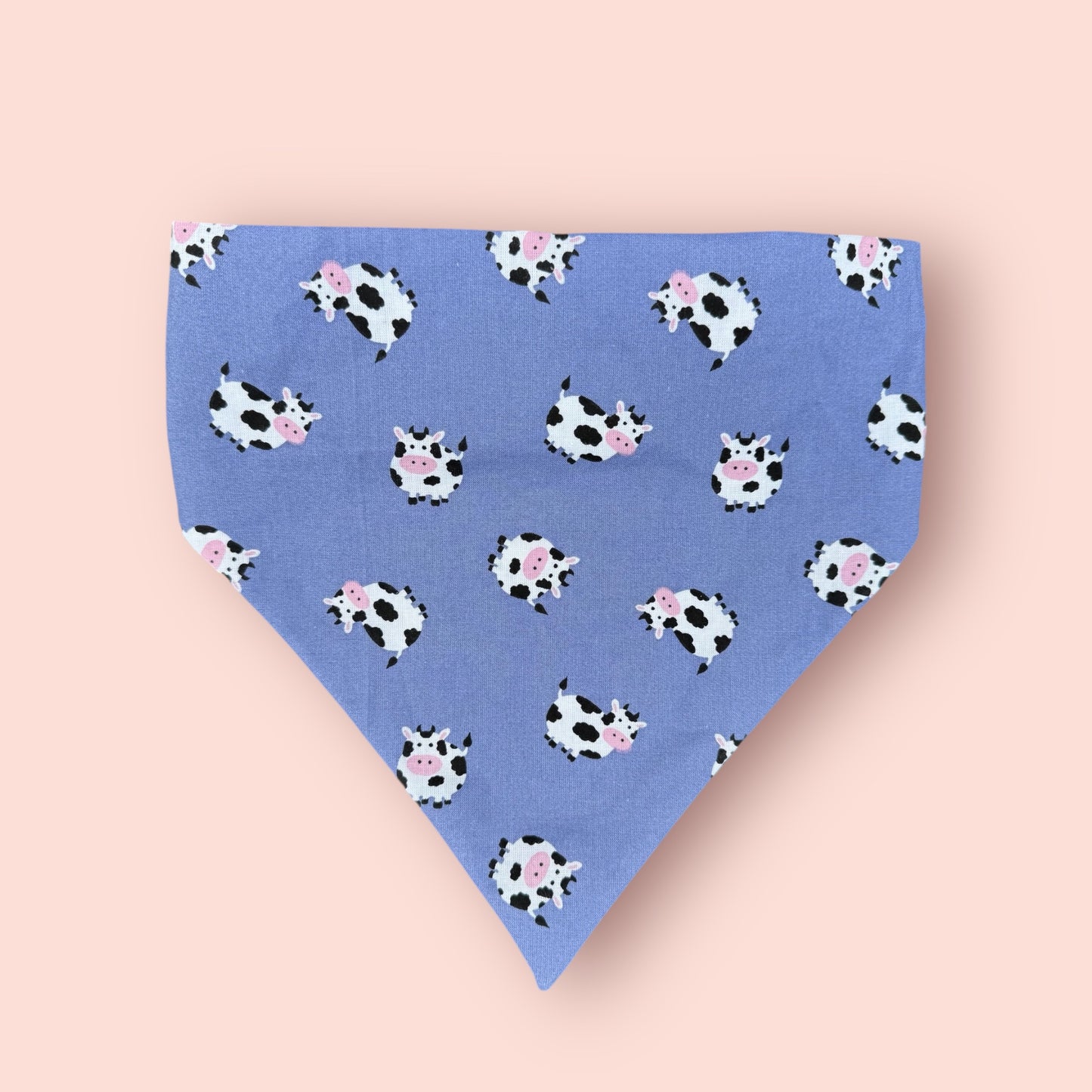 Cow Scrunchie Dog Bandana
