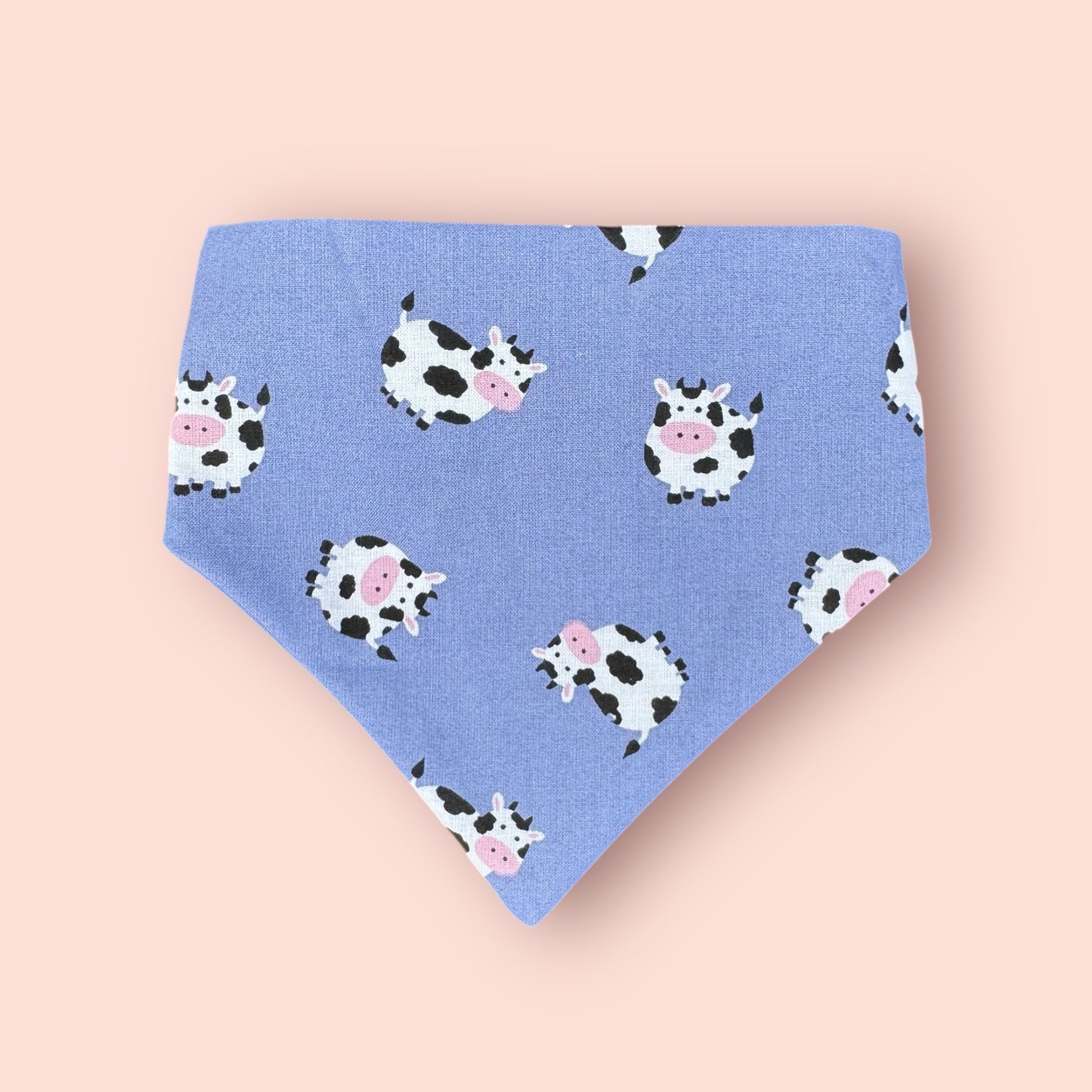 Cow Scrunchie Dog Bandana