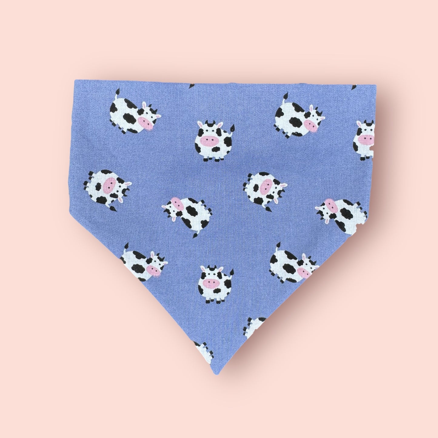Cow Scrunchie Dog Bandana
