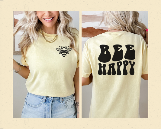 Bee Happy Comfort Colors® T-Shirt