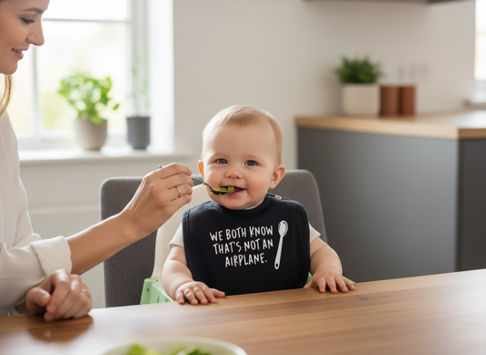 "We Both Know That's Not An Airplane" Unisex Baby Bib