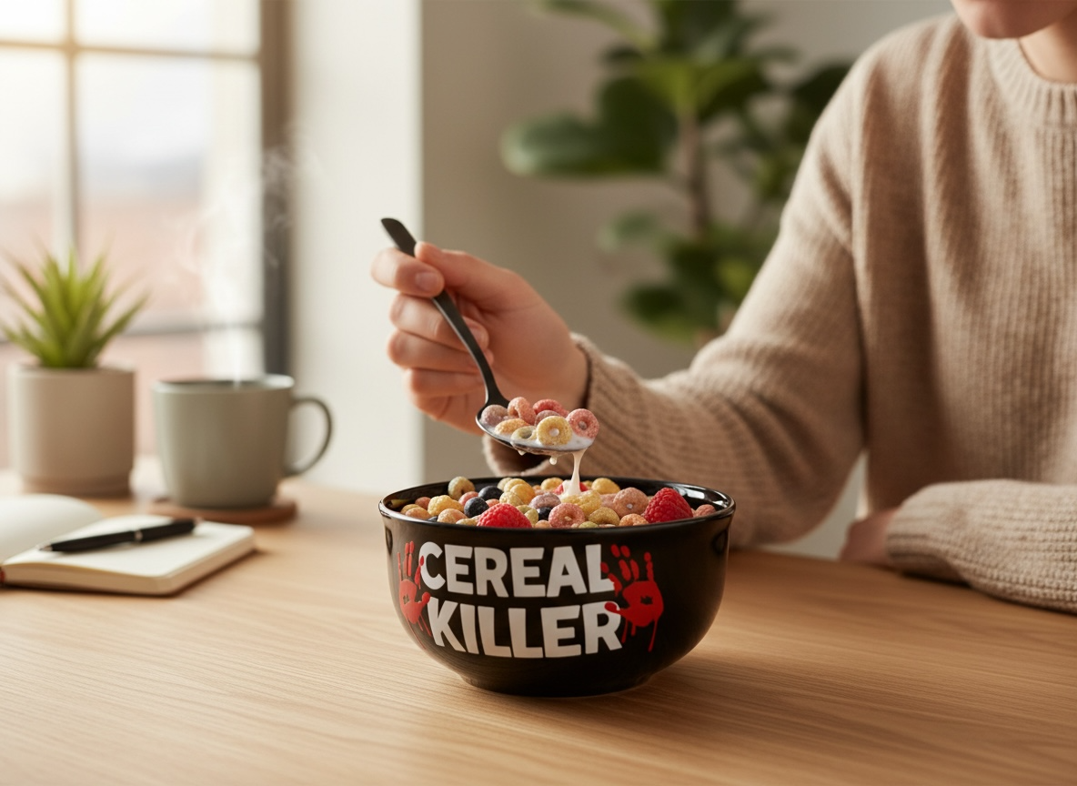 “Cereal Killer” Cereal Bowl