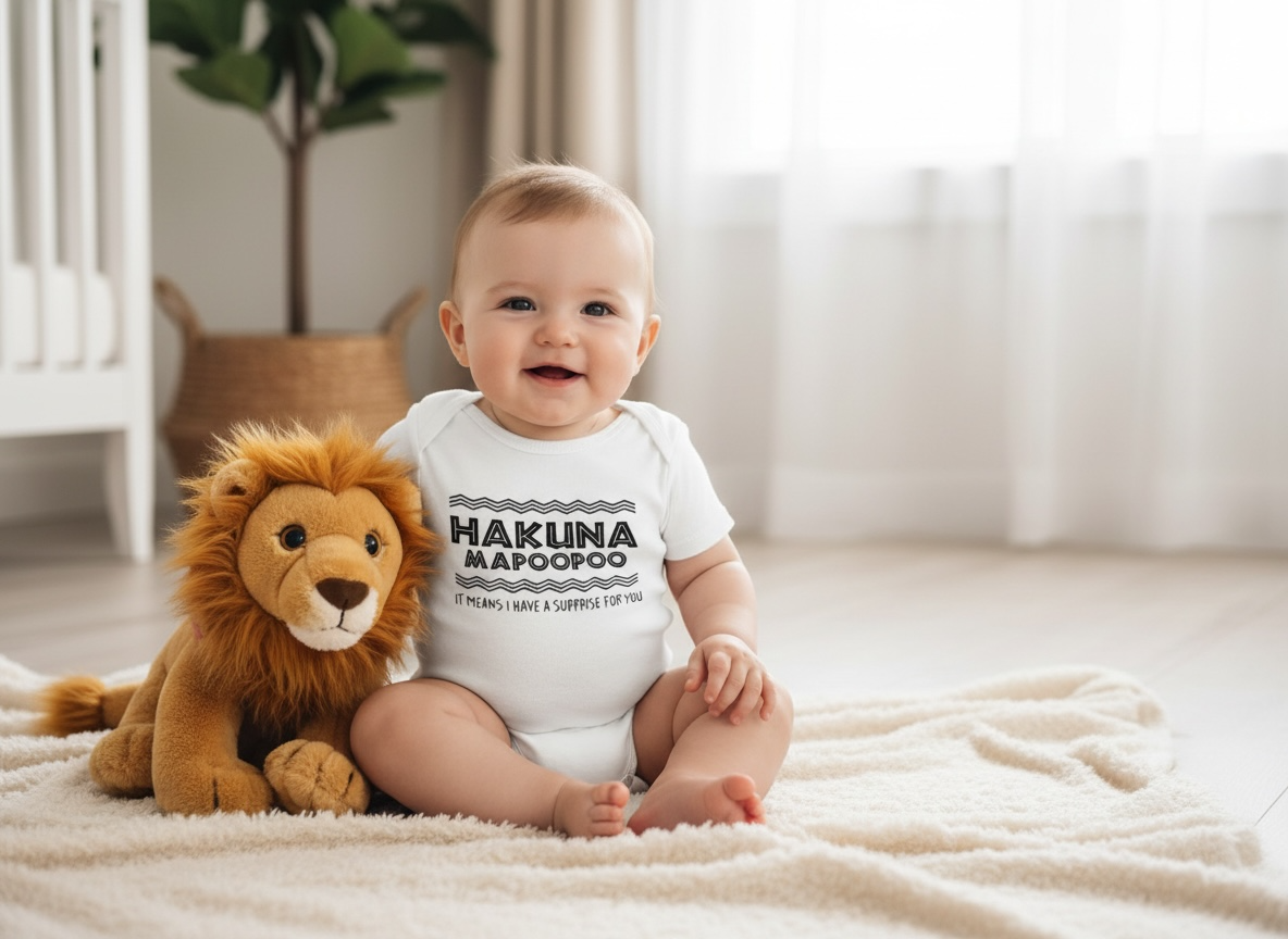 “Hakuna Mapoopoo” Baby Onesie