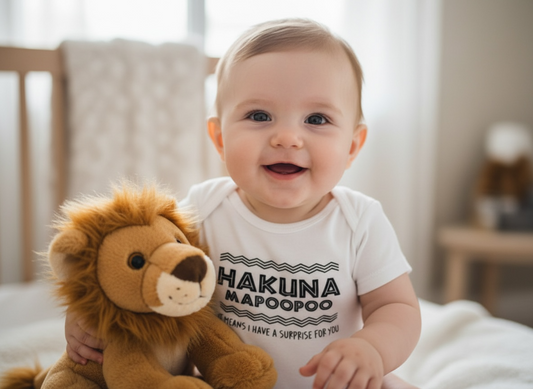 “Hakuna Mapoopoo” Baby Onesie
