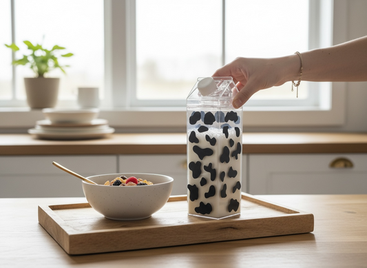 Cow Print Milk Carton