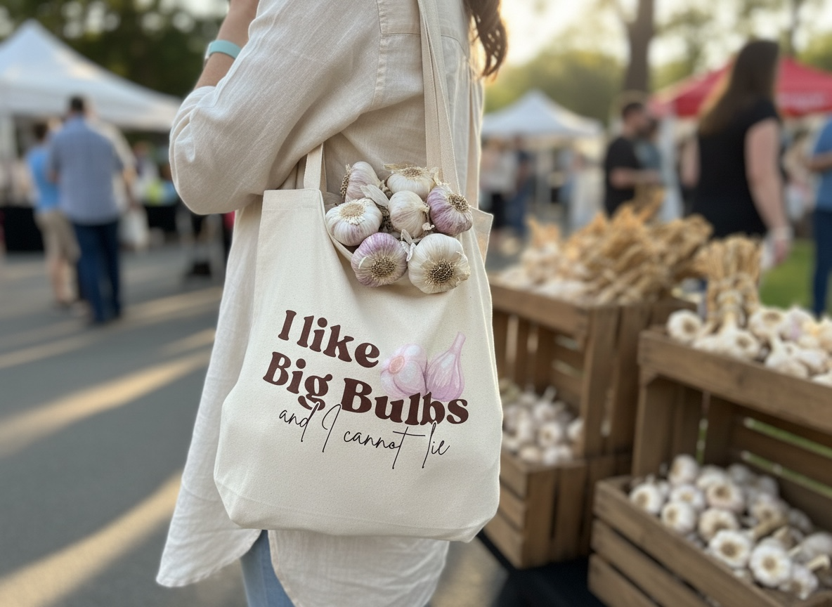 “I Like Big Bulbs and I Cannot Lie” Canvas Tote Bag