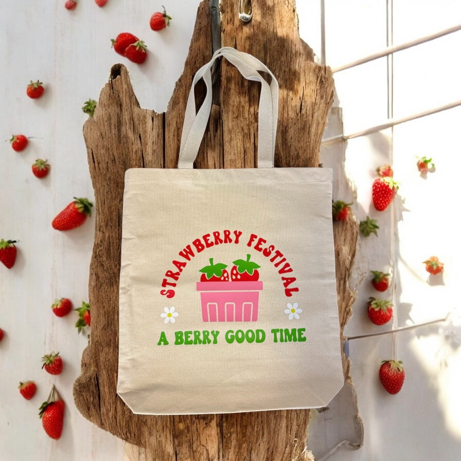 Strawberry Festival Tote Bag