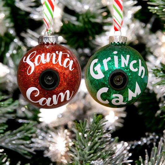 Santa Cam / Grinch Cam Christmas Ornament
