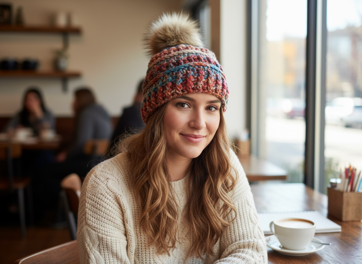 Crochet Winter Hat - Royal Gorge