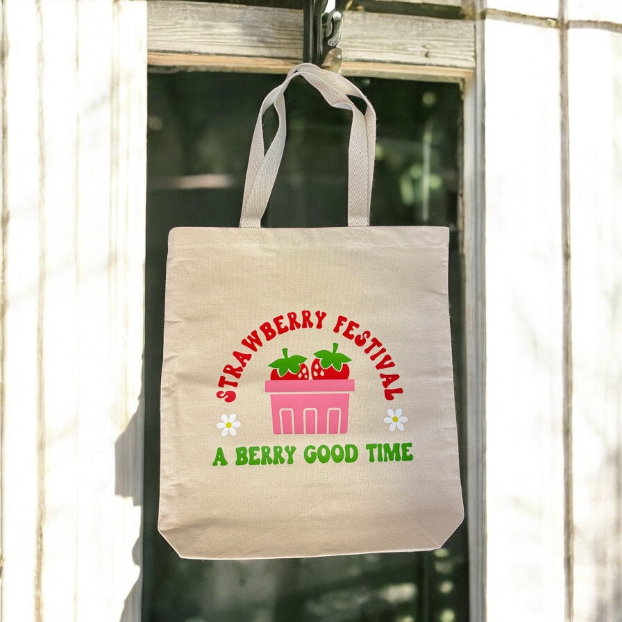 Strawberry Festival Tote Bag