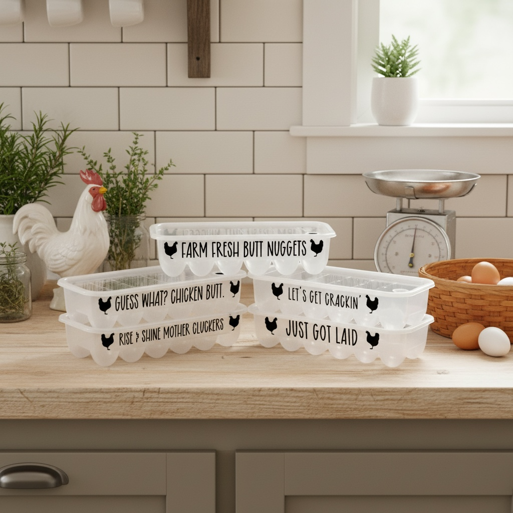 Funny Egg Crate Container