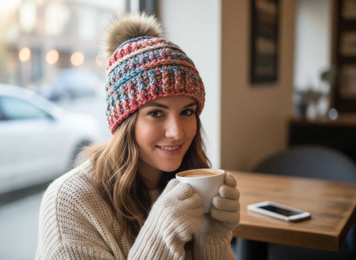 Crochet Winter Hat - Royal Gorge