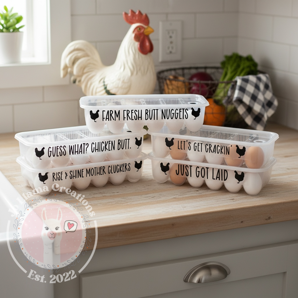 Funny Egg Crate Container