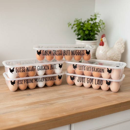 Funny Egg Crate Container