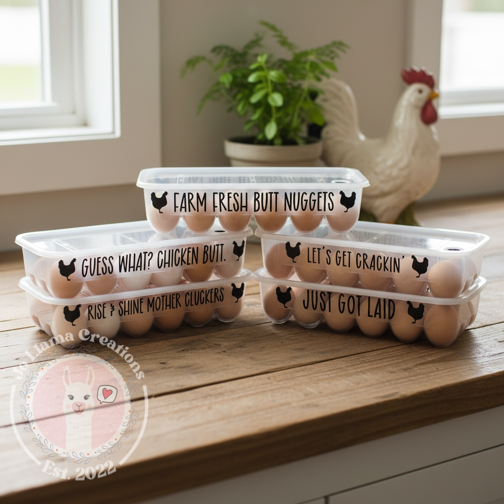 Funny Egg Crate Container