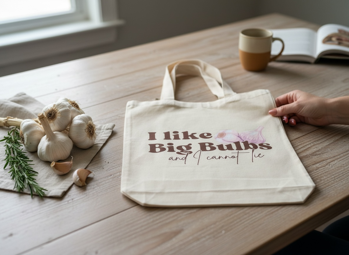 “I Like Big Bulbs and I Cannot Lie” Canvas Tote Bag