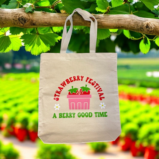 Strawberry Festival Tote Bag