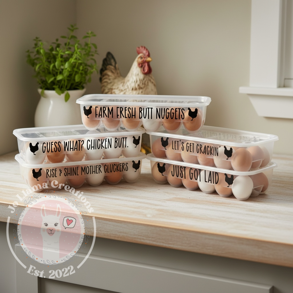 Funny Egg Crate Container