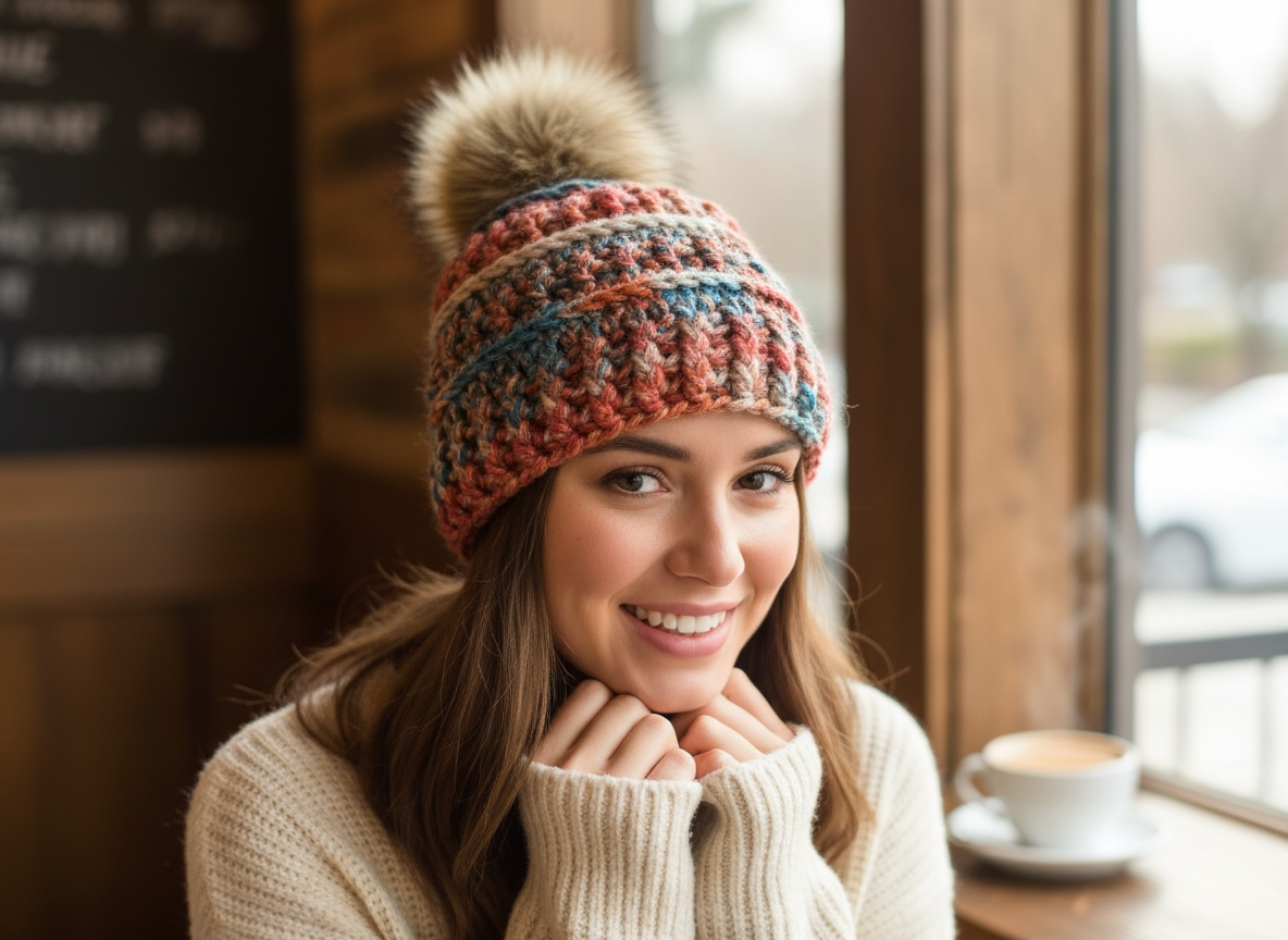 Crochet Winter Hat - Royal Gorge