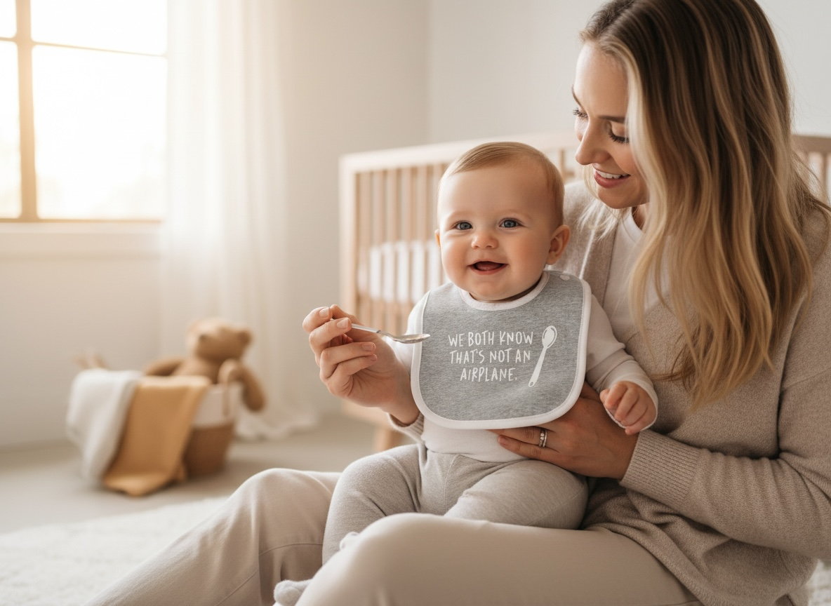 "We Both Know That's Not An Airplane" Unisex Baby Bib