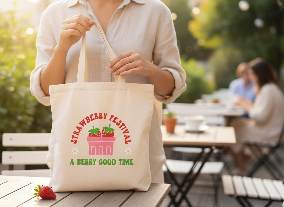 Strawberry Festival Tote Bag