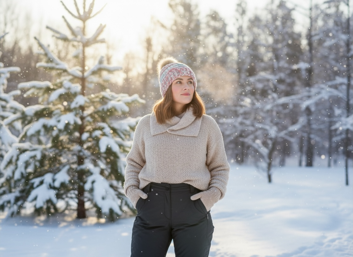 Crochet Winter Hat - Cobble Stone
