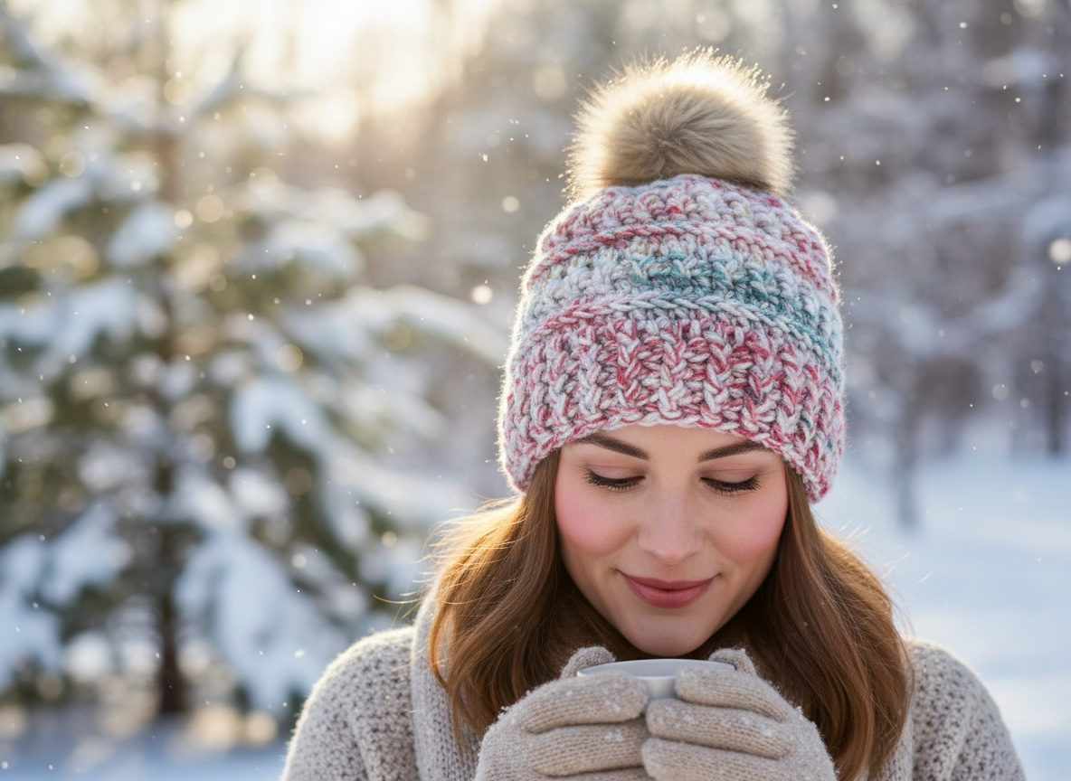Crochet Winter Hat - Cobble Stone