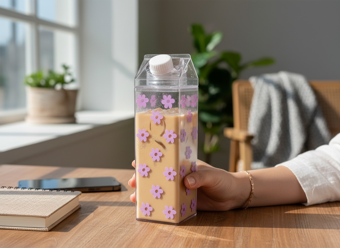 Groovy Flower Milk Carton