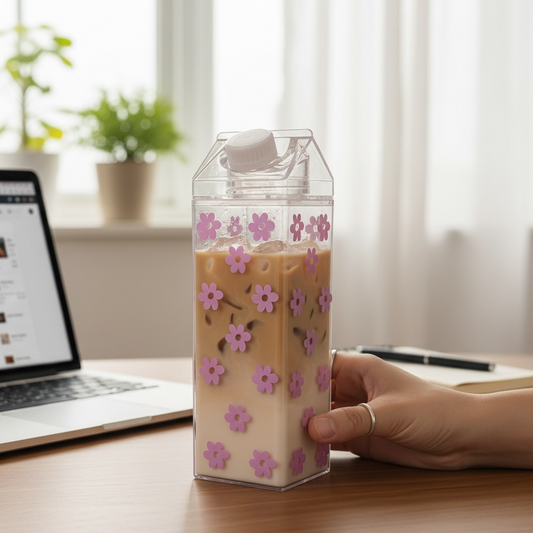 Groovy Flower Milk Carton