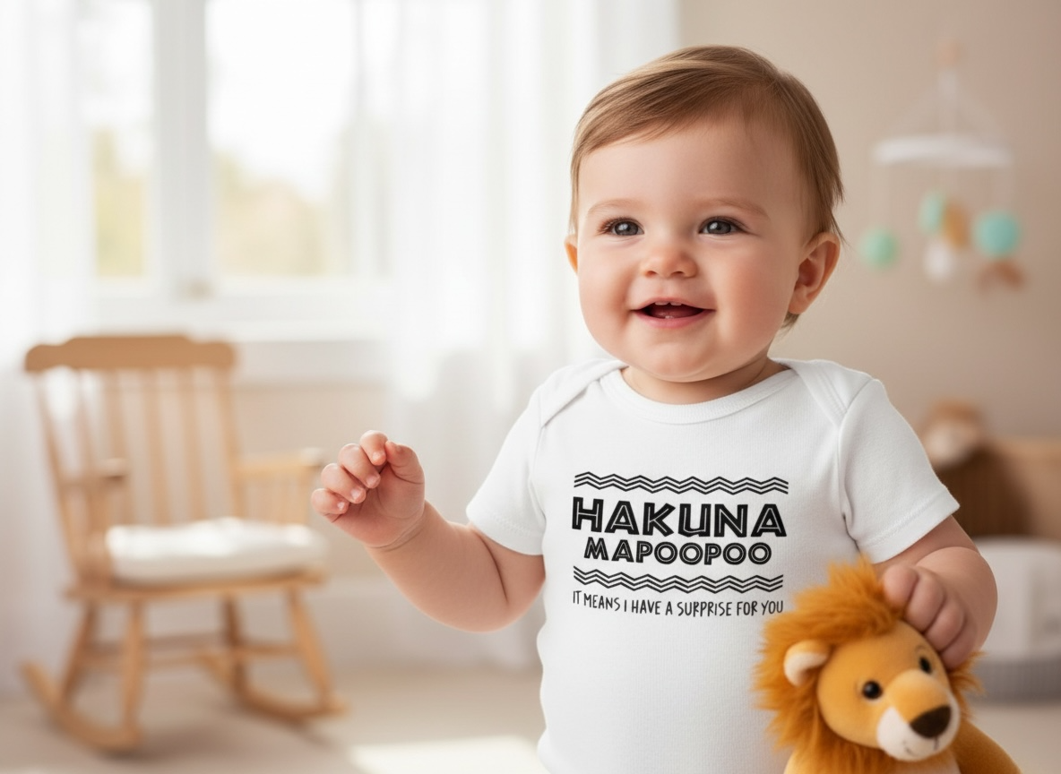 “Hakuna Mapoopoo” Baby Onesie