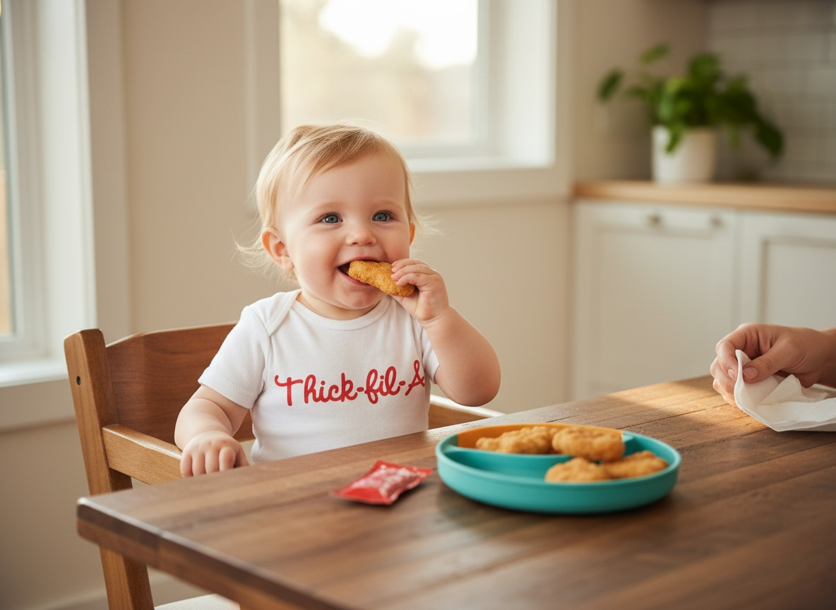 “Thick-fil-A” Baby Onesie