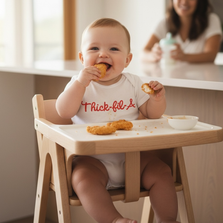 “Thick-fil-A” Baby Onesie