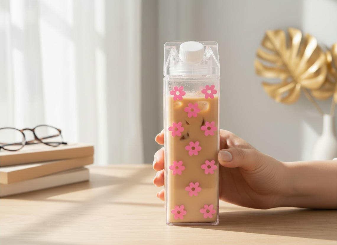 Groovy Flower Milk Carton