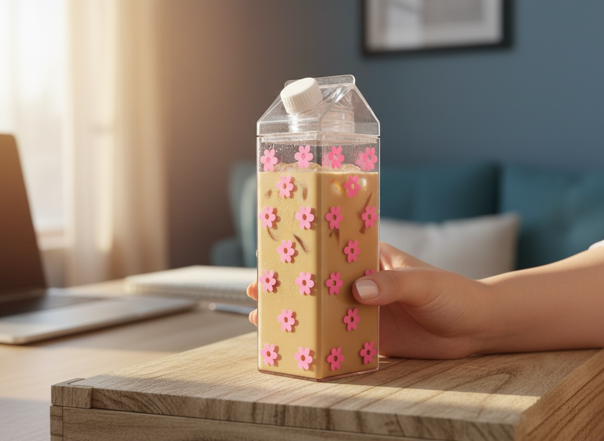 Groovy Flower Milk Carton