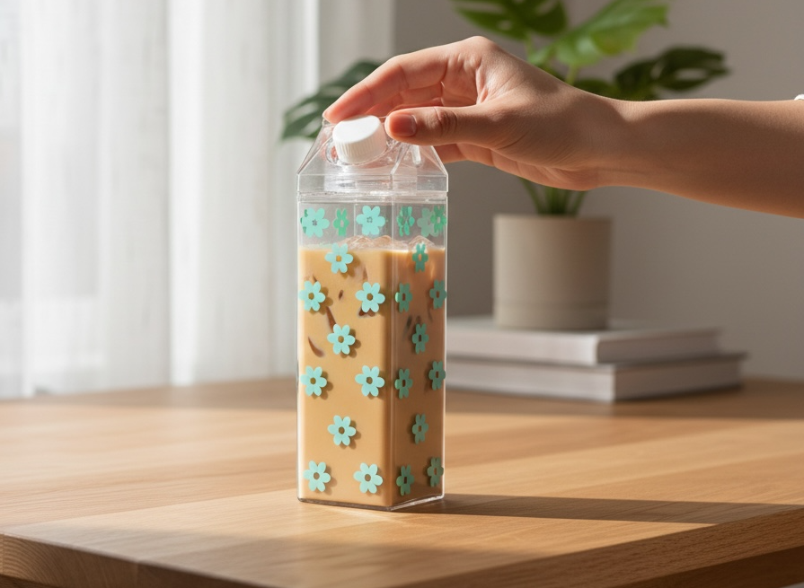 Groovy Flower Milk Carton