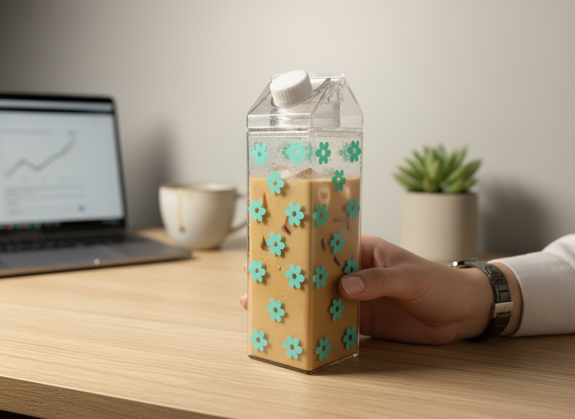 Groovy Flower Milk Carton