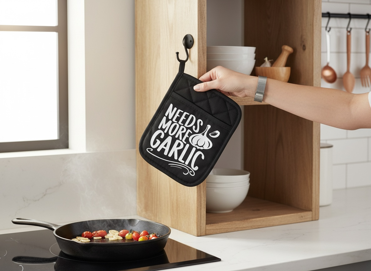“Needs More Garlic” Pot Holder