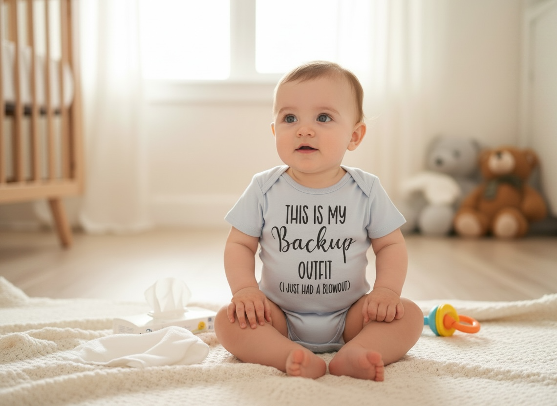“This is My Backup Outfit (I Just Had a Blowout)” Onesie