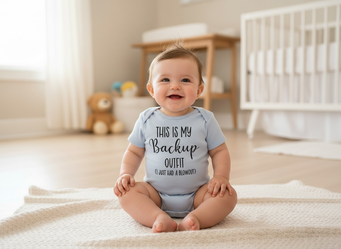 “This is My Backup Outfit (I Just Had a Blowout)” Onesie